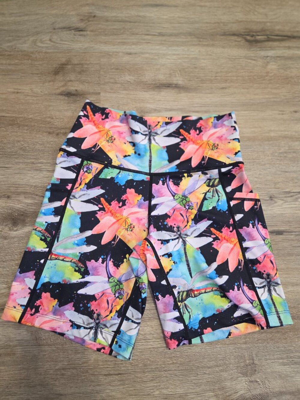 Constantly Varied Gear XS Dragonfly Squats Biker Gym Shorts High Rise Pocket CVG